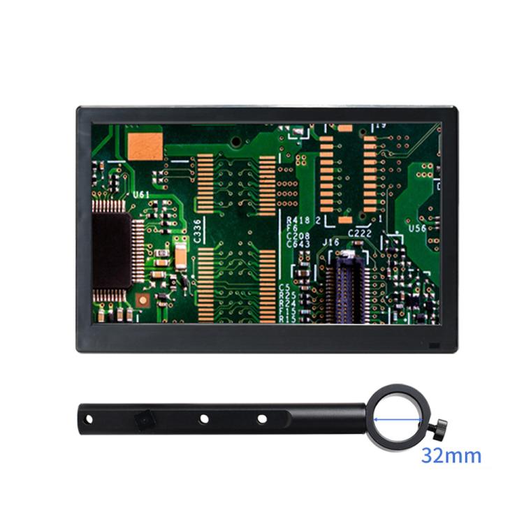 Monitor per microscopio IPS di livello industriale, spina USA, 8 Inch with 25mm Mounting Bar, 8 Inch with 32mm Mounting Bar, 10 Inch with 25mm Mounting Bar, 10 Inch with 32mm Mounting Bar, 11.6 Inch with 25mm Mounting Bar, 11.6 Inch with 32mm Mounting ...