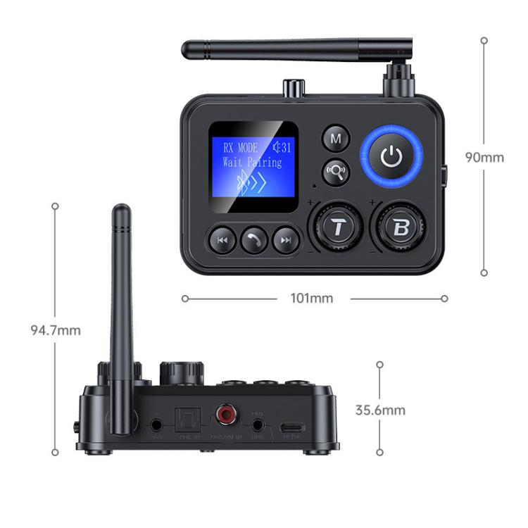 Adattatore audio wireless Bluetooth 5.4 2 in 1 GT87