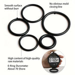 Kit di O-ring in NBR da 990 pezzi/set, 20 misure metriche, anelli di tenuta in gomma nitrilica per idropulitrici ad alta pressione, settore automobilistico, idraulico e industriale.