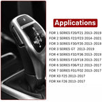 Copertura pomello cambio stile B per BMW Serie F 1234 / X3 / X4, For BMW F Series 1234 / X3 / X4