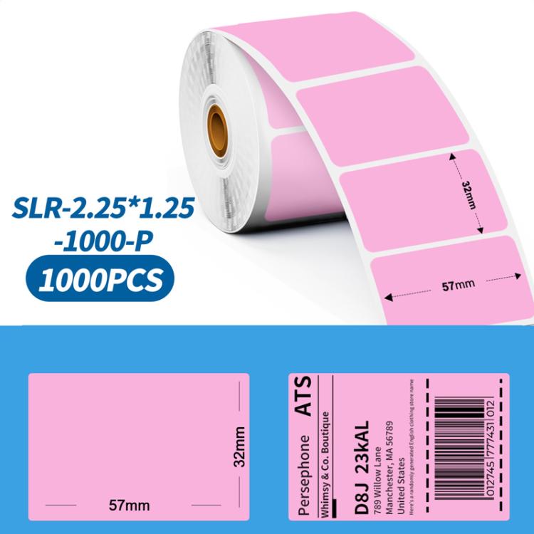 Etichette adesive Phomemo da 2,25 x 1,25 pollici per stampanti PM241-BT/PM246S/D520-BT, 500pcs Laser Silver, 500pcs Laser Gold, 1000pcs White, 1000pcs Yellow, 1000pcs Pink