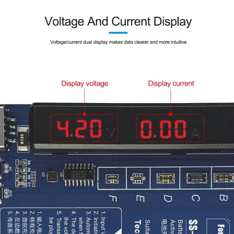 Strumento di riparazione per la scheda di attivazione del display digitale per la ricarica della batteria della serie Transsion., SS-904B