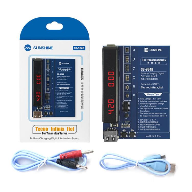 Strumento di riparazione per la scheda di attivazione del display digitale per la ricarica della batteria della serie Transsion., SS-904B