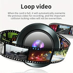Videoregistratore auto HD 1080P con visione notturna e WiFi