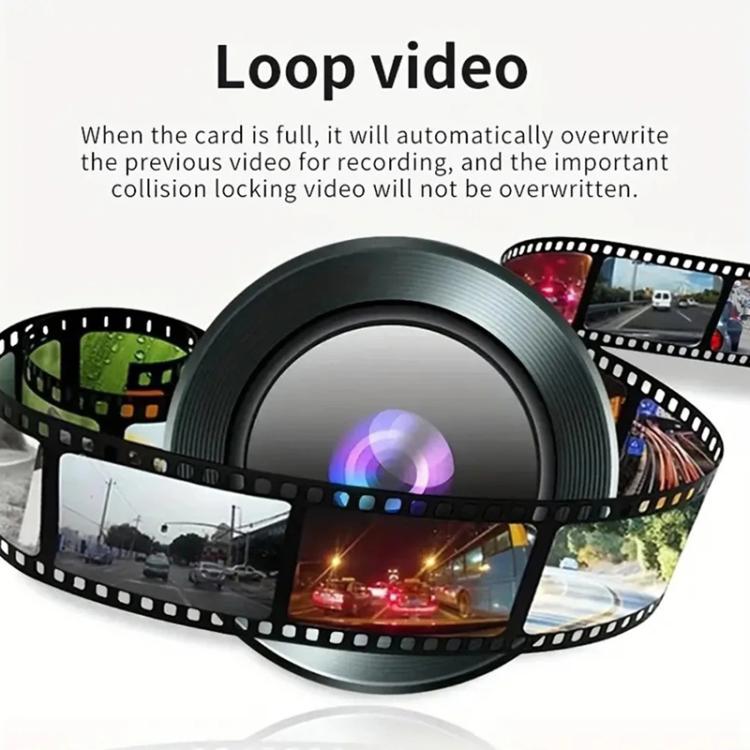 Videoregistratore auto HD 1080P con visione notturna e WiFi