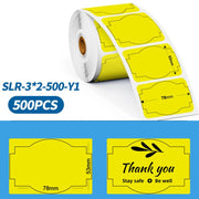 Etichette adesive per spedizioni Phomemo, 3 x 2 pollici, per stampanti PM241-BT/PM246S/D520-BT, White-1240Sheets, Y1-Yellow-500Sheets, Y2-Yellow-500Sheets, Z2-Brown-500Sheets (, PY1-Pink-500Sheets, PY2-Pink-500Sheets