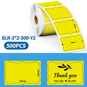 Etichette adesive per spedizioni Phomemo, 3 x 2 pollici, per stampanti PM241-BT/PM246S/D520-BT, White-1240Sheets, Y1-Yellow-500Sheets, Y2-Yellow-500Sheets, Z2-Brown-500Sheets (, PY1-Pink-500Sheets, PY2-Pink-500Sheets