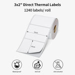 Etichette adesive per spedizioni Phomemo, 3 x 2 pollici, per stampanti PM241-BT/PM246S/D520-BT, White-1240Sheets, Y1-Yellow-500Sheets, Y2-Yellow-500Sheets, Z2-Brown-500Sheets (, PY1-Pink-500Sheets, PY2-Pink-500Sheets