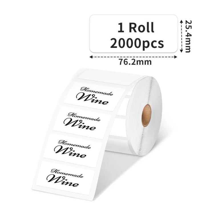 Etichette termiche Phomemo 3 x 1 pollice, 2000 pezzi, per stampanti PM241-BT/PM246S/D520-BT, 3 x1 Inch