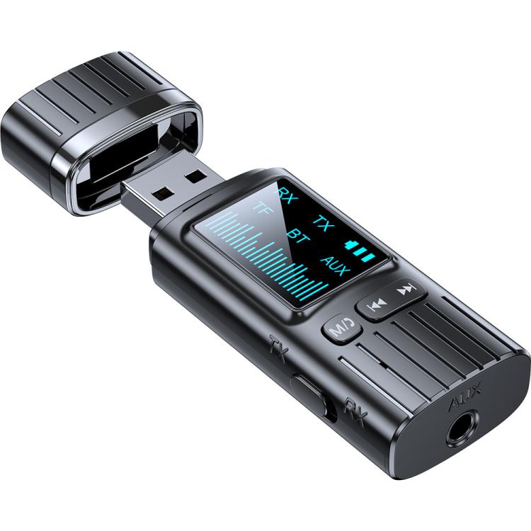 Adattatore audio Bluetooth 5.4 GT72 con display digitale