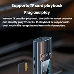 Adattatore audio Bluetooth 5.4 GT72 con display digitale