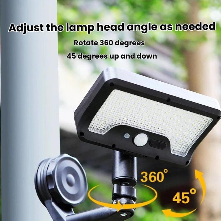 Luci solari da esterno per cortile con sensore di movimento, lampada da parete magnetica intelligente per uso domestico, White Light, Warm Light