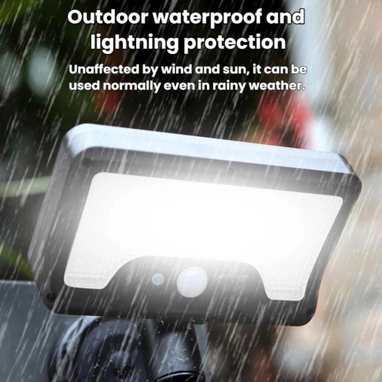 Luci solari da esterno per cortile con sensore di movimento, lampada da parete magnetica intelligente per uso domestico, White Light, Warm Light