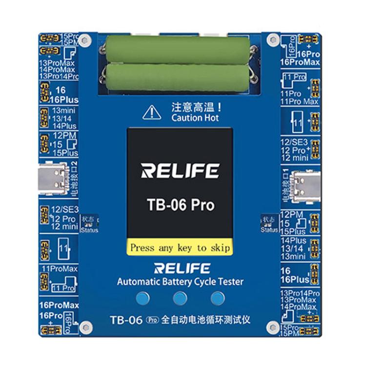 Per iPhone serie 11-16, tester automatico per cicli di carica della batteria con doppio canale indipendente, spina europea., TB-06 Pro