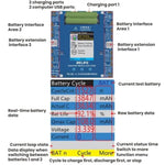 Per iPhone serie 11-16, tester automatico per cicli di carica della batteria con doppio canale indipendente, spina europea., TB-06 Pro