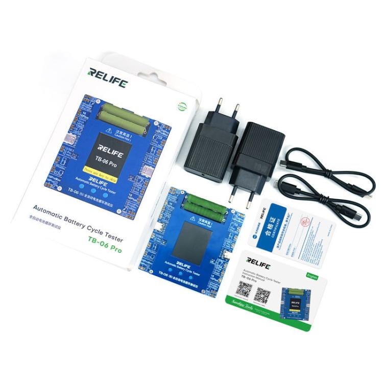 Per iPhone serie 11-16, tester automatico per cicli di carica della batteria con doppio canale indipendente, spina europea., TB-06 Pro