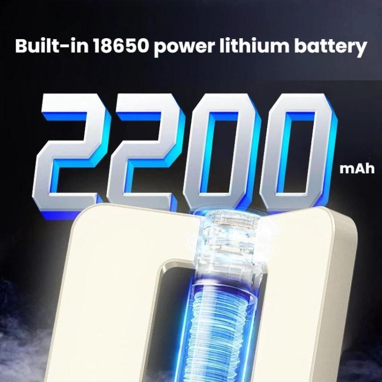 WHASHANG WS-HD52 Luce solare portatile pieghevole con indicatore di batteria, dimmerabile a più livelli, lanterna da campeggio