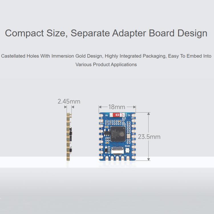Scheda sviluppo ESP32-S3-Tiny dual-core 240 MHz