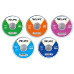 RELIFE RL-20C Nastro adesivo per la rimozione della saldatura da circuiti stampati, resistente alla corrosione., 1.5mm x 1.5m, 2mm x 1.5m, 2.5mm x 1.5m, 3mm x 1.5m, 3.5mm x 1.5m
