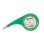 Nastro per la rimozione di saldature potente, a basso residuo e senza necessità di pulizia, ideale per riparazioni e saldature., RELIFE 1.5mm x 2m, RELIFE 2mm x 2m, RELIFE 2.5mm x 2m, RELIFE 3mm x 2m, RELIFE 3.5mm x 2m