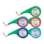Nastro per la rimozione di saldature potente, a basso residuo e senza necessità di pulizia, ideale per riparazioni e saldature., RELIFE 1.5mm x 2m, RELIFE 2mm x 2m, RELIFE 2.5mm x 2m, RELIFE 3mm x 2m, RELIFE 3.5mm x 2m