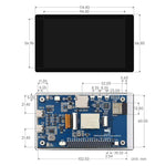 Scheda sviluppo Waveshare ESP32-P4 WiFi6 4,3" touch