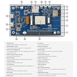 Scheda sviluppo Waveshare ESP32-P4 WiFi6 4,3" touch