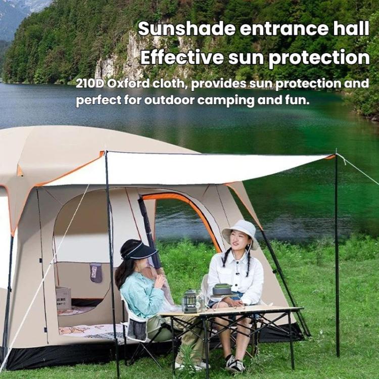 Tenda da campeggio portatile pieghevole 4-8 persone