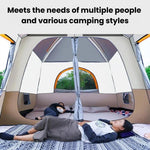 Tenda da campeggio portatile pieghevole 4-8 persone