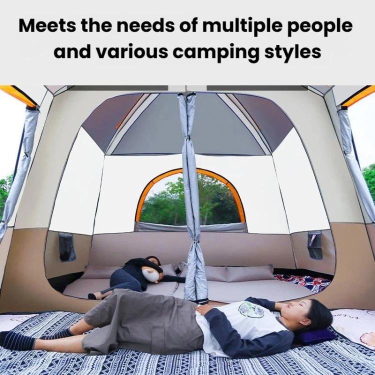 Tenda da campeggio portatile pieghevole 4-8 persone