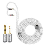 Cavo per cuffie a doppio connettore migliorato con rame monocristallino, lunghezza: 1,2 m, 3.5mm+4.4mm, 3.5mm+4.4mm+Type-C