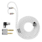 Cavo per cuffie a doppio connettore migliorato con rame monocristallino, lunghezza: 1,2 m, 3.5mm+4.4mm, 3.5mm+4.4mm+Type-C