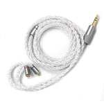 Cavo per cuffie a doppio connettore migliorato con rame monocristallino, lunghezza: 1,2 m, 3.5mm+4.4mm, 3.5mm+4.4mm+Type-C