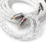 Cavo per cuffie a doppio connettore migliorato con rame monocristallino, lunghezza: 1,2 m, 3.5mm+4.4mm, 3.5mm+4.4mm+Type-C