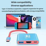 Docking station Type-C HDMI USB 3.0 per Nintendo Switch 2