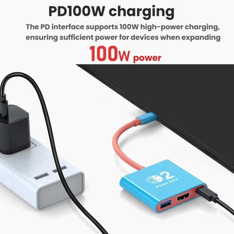 Docking station Type-C HDMI USB 3.0 per Nintendo Switch 2