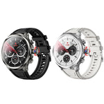 Smartwatch 5G con slot per SIM globale e fotocamera rotante per chiamate e foto.