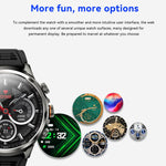 Smartwatch 5G con slot per SIM globale e fotocamera rotante per chiamate e foto.