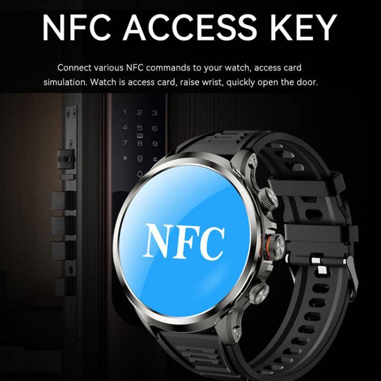 Smartwatch 5G con slot per SIM globale e fotocamera rotante per chiamate e foto.