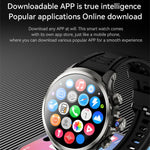 Smartwatch 5G con slot per SIM globale e fotocamera rotante per chiamate e foto.