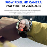 Smartwatch 5G con slot per SIM globale e fotocamera rotante per chiamate e foto.