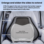 Supporto lombare universale ventilato per auto 52x46x12 cm