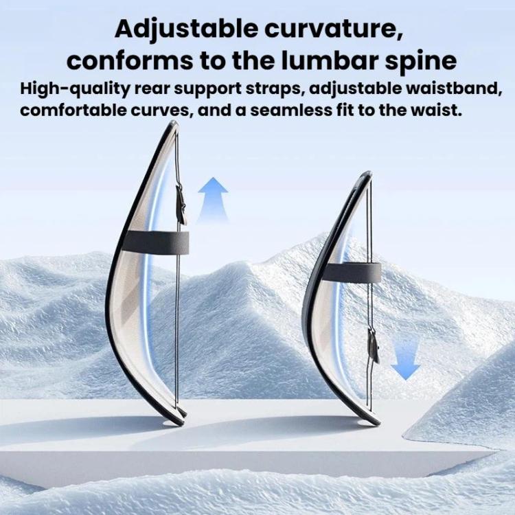 Supporto lombare universale ventilato per auto 52x46x12 cm