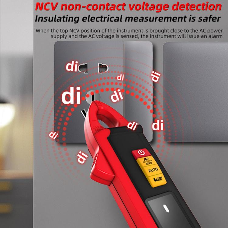 Pinza amperometrica intelligente ad alta precisione AC/DC 100A con 6000 conteggi, UX1