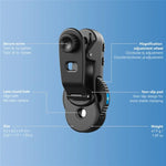 Microscopio per smartphone APEXEL TriScope 40X-80X-120X con illuminazione LED e UV a doppia temperatura., APL-MS3L