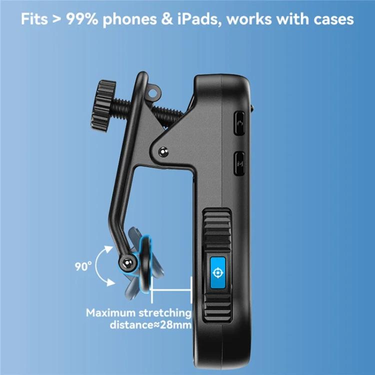 Microscopio per smartphone APEXEL TriScope 40X-80X-120X con illuminazione LED e UV a doppia temperatura., APL-MS3L