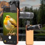 Kit di teleobiettivo zoom APEXEL TeleZoom 5-10X per smartphone con clip universale tutto in uno, APL-T5-10X