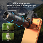 Kit di teleobiettivo zoom APEXEL TeleZoom 5-10X per smartphone con clip universale tutto in uno, APL-T5-10X