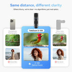 Kit di teleobiettivo zoom APEXEL TeleZoom 5-10X per smartphone con clip universale tutto in uno, APL-T5-10X