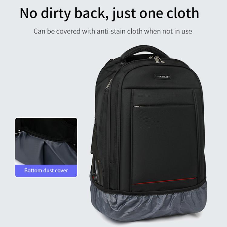 Zaino trolley da cabina da 20 pollici, grande capacità, impermeabile, in tessuto Oxford, con ruote e lucchetto TSA.